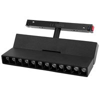 Lampa do szyn magnetycznych 3-fazowych 483 Domeno LED 12W 3000K czarna