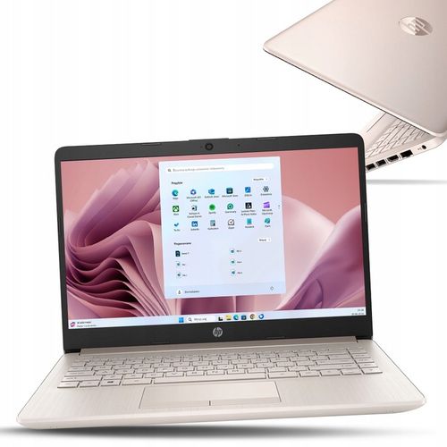 LAPTOP HP 14 N4120 4GB eMMC WINDOWS 11 MEGA PORĘCZNY RÓŻOWY ROSE PINK na Arena.pl