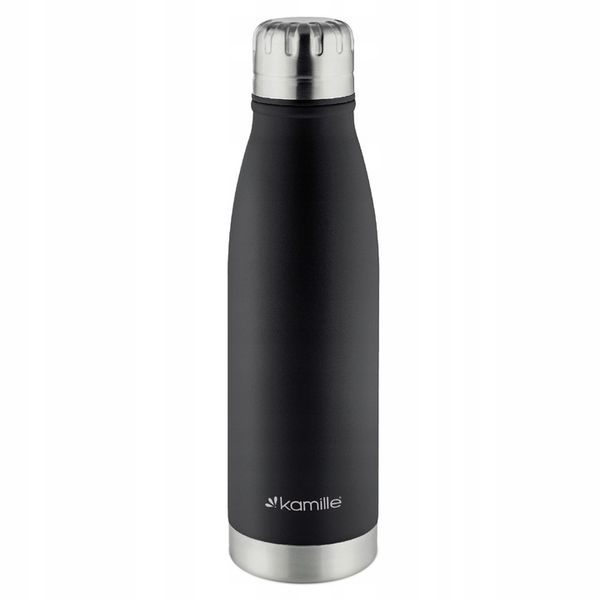 Butelka Kamille 500 ml czarny zdjęcie 2