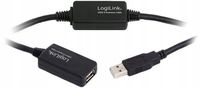 Kabel LogiLink UA0145 czarny 15 m