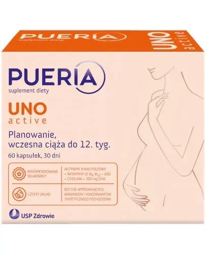Pueria Uno Active, 60 kapsułek zdjęcie 1
