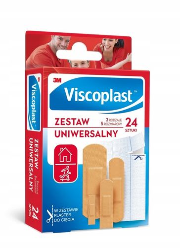Viscoplast Zestaw Uniwersalny Plastry 24 sztuki na Arena.pl