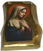 Ikona Święta Franciszka patronka wdów, kobiet w trudnych małżeństwach