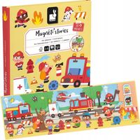 Magnetyczna układanka STRAŻ POŻARNA Magnetistories 3+ JANOD