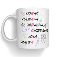 Kubek z nadrukiem Cechy Babci