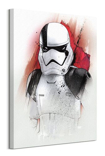 Gwiezdne Wojny Star Wars: The Last Jedi (Executioner Trooper Brushstroke) - obraz na płótnie 60x80 cm na Arena.pl