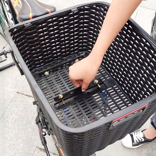 KOSZYK ROWEROWY TYLNY KOSZ ROWER BAGAŻNIK ZAKUPY MOCNY Z UCHWYTEM POJEMNY na Arena.pl