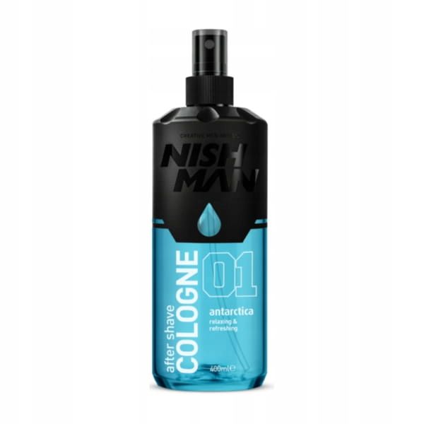 Woda po goleniu z atomizerem NISHMAN 01 ANTARCTICA Aftershave 400ml zdjęcie 1