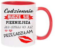 KUBEK Z NADRUKIEM PREZENT DLA KOLEŻANKI DZIEWCZYNY ŻONY MAMY DZIEŃ KOBIET