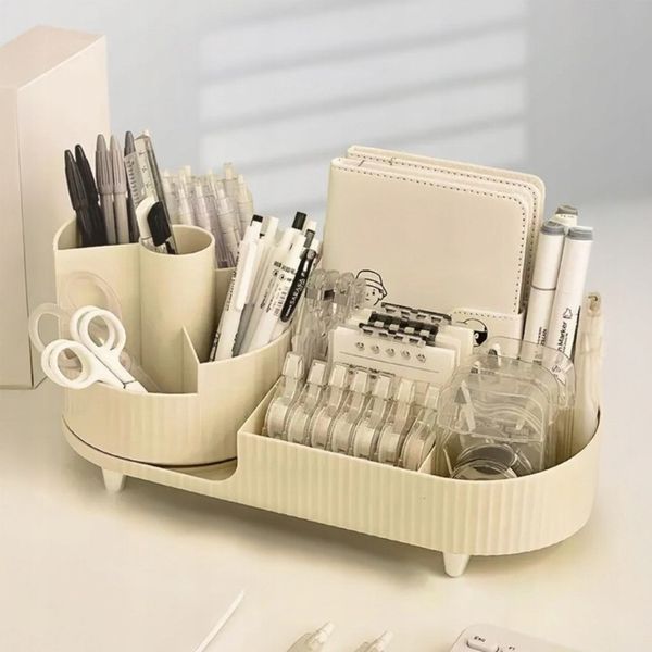 Organizer obrotowy biurowy i kosmetyczny kuferek elegancki pojemnik zdjęcie 12