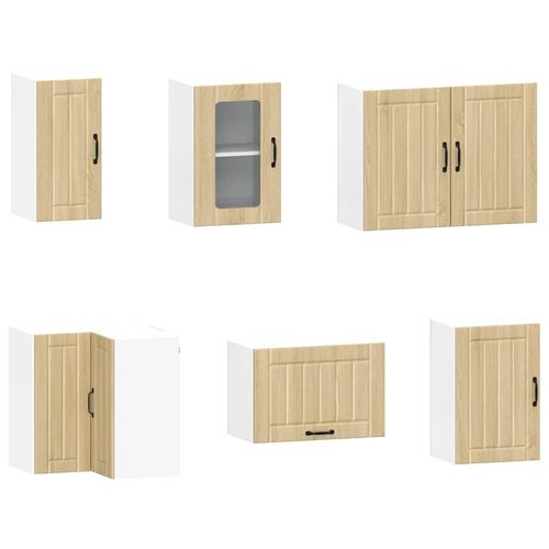 Zestaw szafek kuchennych, Kalmar, 11-częściowy, dąb sonoma na Arena.pl