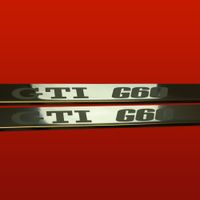 Listwa progowa VOLKSWAGEN GOLF MK2 GTI G60 Stal nierdzewna 304 połysk 2szt