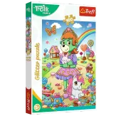 Puzzle - 100 - Rodzina Treflików - Brokatowe Trefliki - Trefl 14833