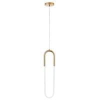Lampa wisząca U-SHAPE mosiądz 60 cm