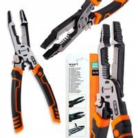 Waart Szczypce Uniwersalne Wielofunkcyjne Zaciskowe Obcinaczki 225mm 6w1