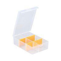 Przezroczysty organizer z 4 przegrodami- 175x120x44 mm