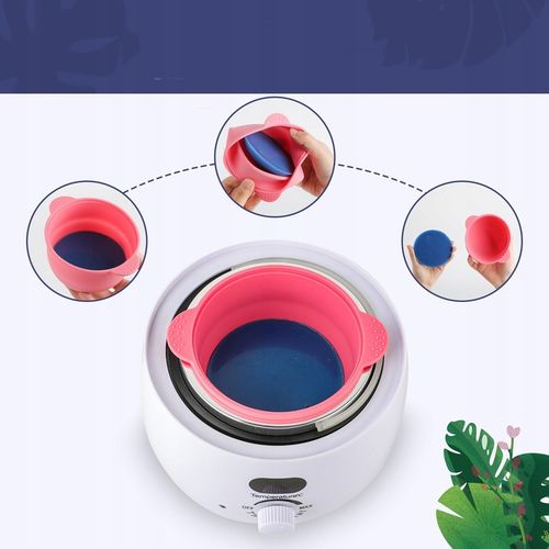 Zestaw do depilacji PODGRZEWACZ 5x wosk twardy LED wyświetlacz 500ml na Arena.pl