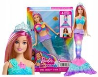 LALKA BARBIE DREAMTOPIA SYRENKA MIGOCZĄCE ŚWIATEŁKA Malibu magiczna syrenka