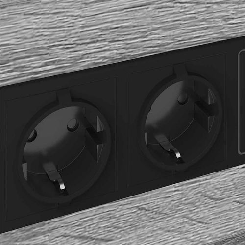 Szafka Nocna z szufladą 2 pcs Szary dąb sonoma 40 x 31 x 60 cm na Arena.pl