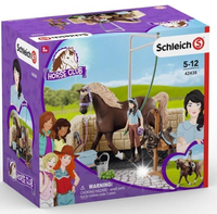 SCHLEICH Myjnia dla koni Emily i Luna + Akcesoria