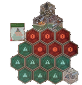 Modularna siatka do gry Fallout HexLock  - teren 3D 4 szt.