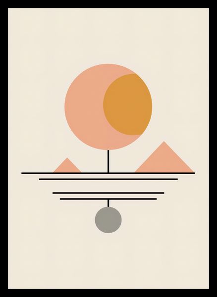 Plakat 25x35cm Geometryczna Utopia zdjęcie 2