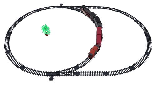 Kolejka Retro Z Funkcją Świateł, Dźwięku I Dymu 138Cm na Arena.pl