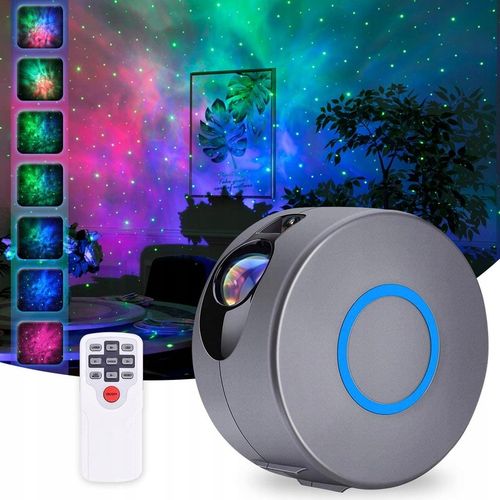 PROJEKTOR GWIAZD Lampka Nocna Rzutnik Dla Dzieci Led Laserowy AURORA na Arena.pl