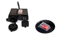 Motocyklowe Gniazdo Zapalniczki Ładowarka 2Xusb 2A
