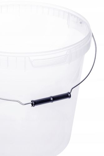 WIADERKO WIADRO POJEMNIK Z POKRYWKĄ TRANSPARENTNE 20L DO 200° na Arena.pl