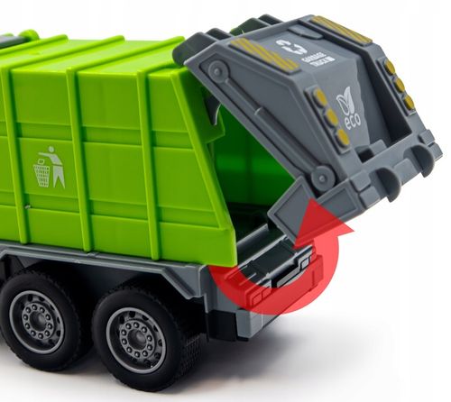 ŚMIECIARKA zdalnie STEROWANA RC DUŻY samochód dla dzieci AUTO Z PILOTEM wóz na Arena.pl