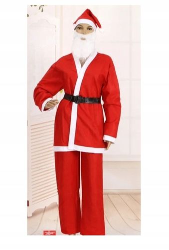 STRÓJ ŚWIĘTEGO MIKOŁAJA GOTOWY ZESTAW GWIAZDORA PRZEBRANIE NA ŚWIĘTA na Arena.pl