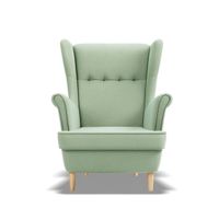 Fotel skandynawski, Myso, 81x95x102 cm, seledynowy | TYLETEGOTU