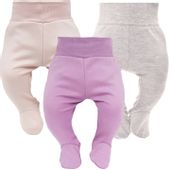 3pak PÓŁŚPIOCHY BEZUCISKOWE r68 wrzos szary róż