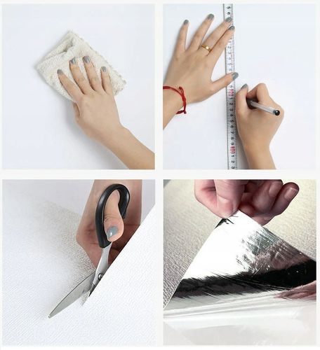 x10 PANELE ŚCIENNE SAMOPRZYLEPNE MARMUR PCV LAMINAT POŁYSK 3D Płytki 30x60 na Arena.pl