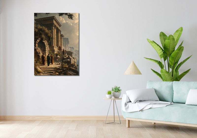 Obraz 70x100cm Świątynia Mądrości zdjęcie 2