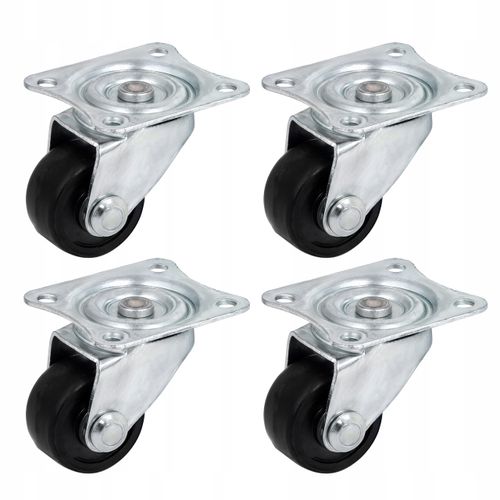 Koło obrotowe do wózka, transportowe, meblowe 1,5” 4 szt. VERGIONIC na Arena.pl