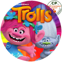 Opłatek na tort Trolls Trole
