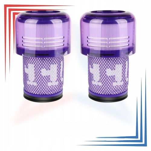 ZMYWALNY filtr do Dyson V12 Detect Slim Absolute Zestaw 2 szt. HEPA na Arena.pl