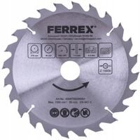 Tarcza do pilarki Ø 210 mm, 1 sztuka, 24T FERREX DREWNO