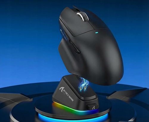 Myszka Attack Shark V6 Ultra-Light Tri-Mode czarna na Arena.pl