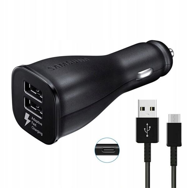 ŁADOWARKA SAMOCHODOWA SAMSUNG FAST CHARGE 2X USB zdjęcie 1