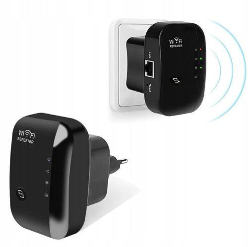WZMACNIACZ SYGNAŁU Wi-Fi MOCNY REPEATER 300MB/S 2 TRYBY FUNKCJA WPS na Arena.pl