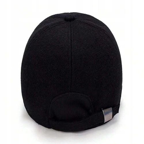 CIEPŁA CZAPKA ZIMOWA MĘSKA Z DASZKIEM SOLIDNA CHOWANE NAUSZNIKI NA na Arena.pl