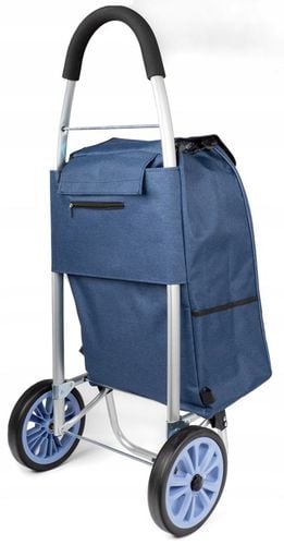 Wózek na zakupy ALU składany zakupowy torba na dużych kółkach 44l na Arena.pl