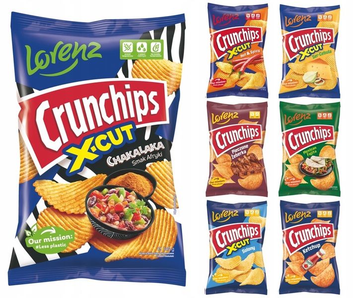 Zestaw Chipsy Crunchips MIX 6+1 Gratis (7x140g) zdjęcie 1