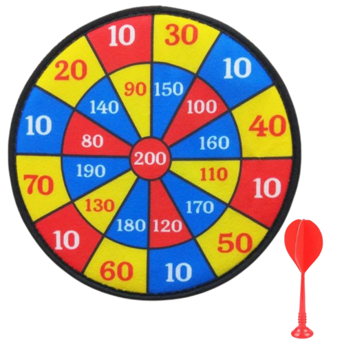 Dart Gra na Rzepy Tarcza Bezpieczne Rzutki Lotki Zręcznościowa Dla Dzieci na Arena.pl