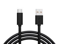 Przyłącze USB 3.0 A - USB-C 2m czarne zawieszka