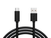 Przyłącze USB 3.0 A - USB-C 2m czarne zawieszka
