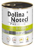 Karma dla psa z dużą zawartością mięsa Dolina Noteci Gęś i ziemniaki 800g